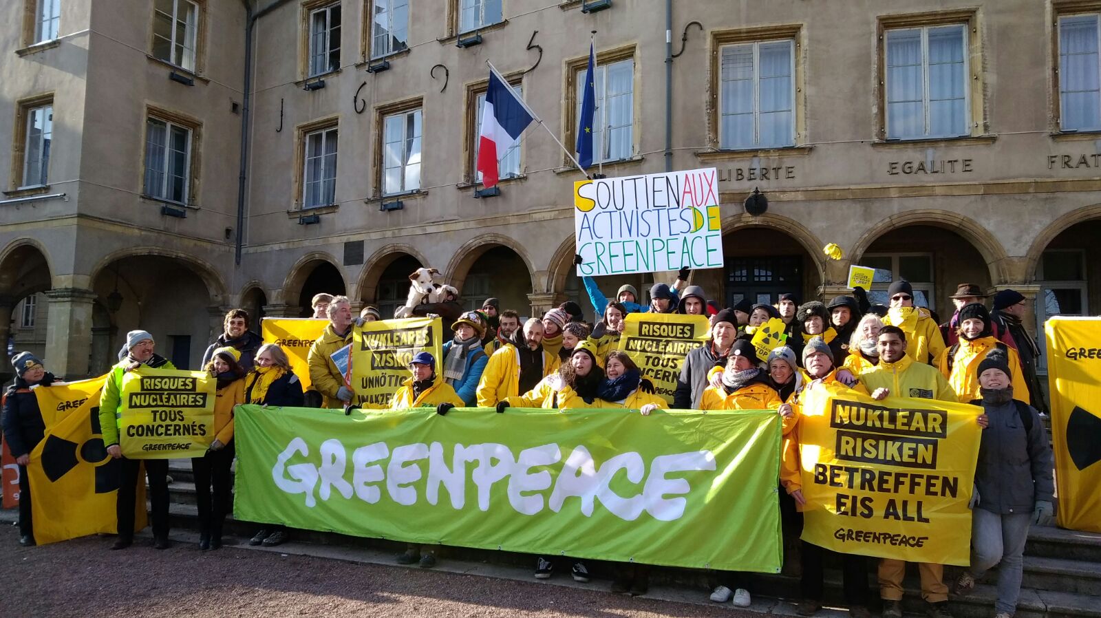 Condamnation inacceptable de Greenpeace : à quand le procès du nucléaire ? : Image à la une