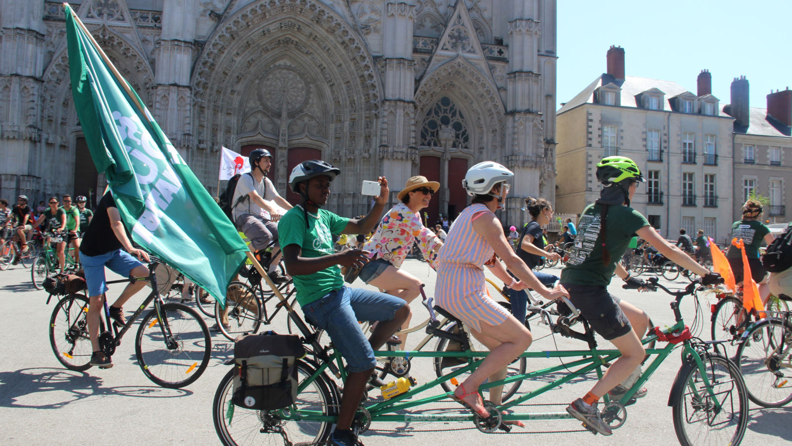 Parade vélo à Nantes