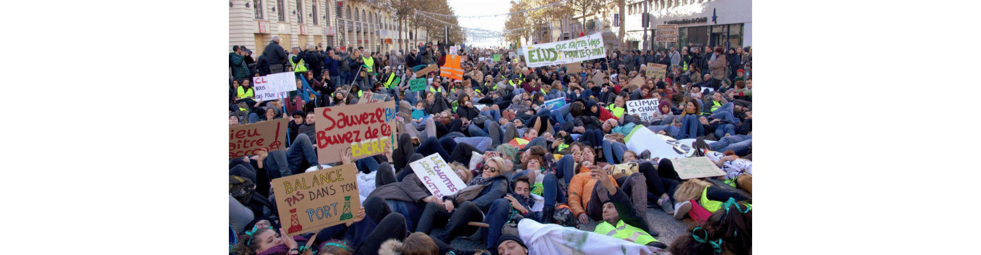 Marche pour le climat à Marseille, le 8 décembre 2018 - 