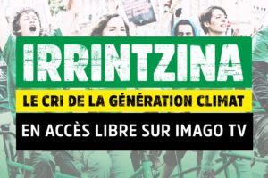 Le film Irrintzina, le cri de la génération climat, en accès libre sur Imago TV : image à la une