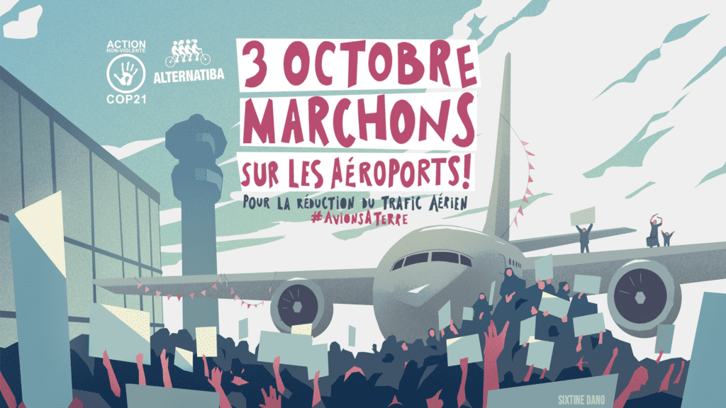 3 octobre, marchons sur les aéroports pour la réduction du trafic aérien