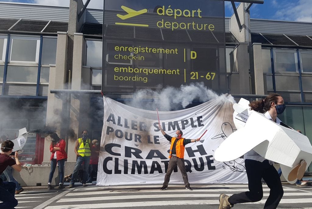 Blocage aéroport nantes