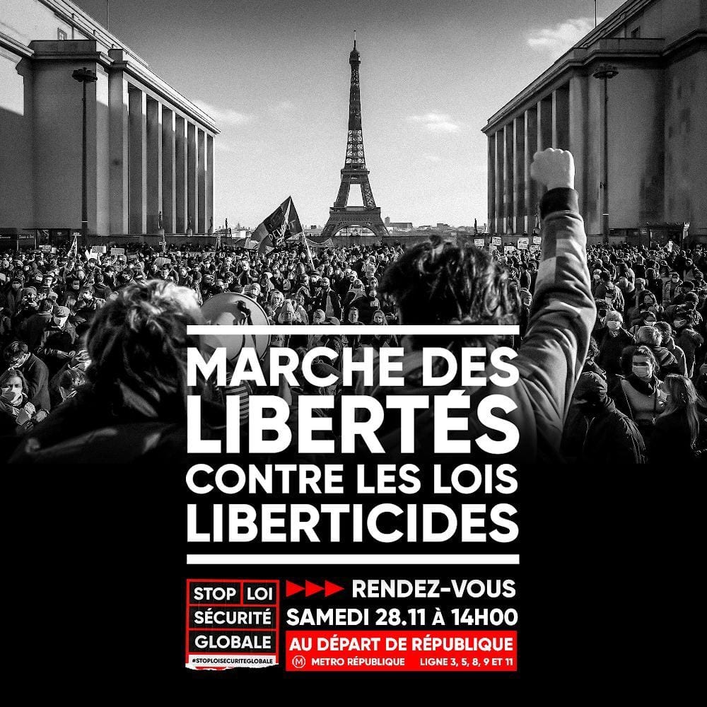 Marche des libertés contre les lois liberticides