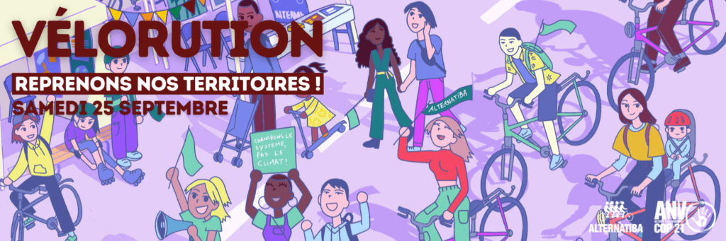 Vélorution : reprenons nos territoires ! 25 septembre