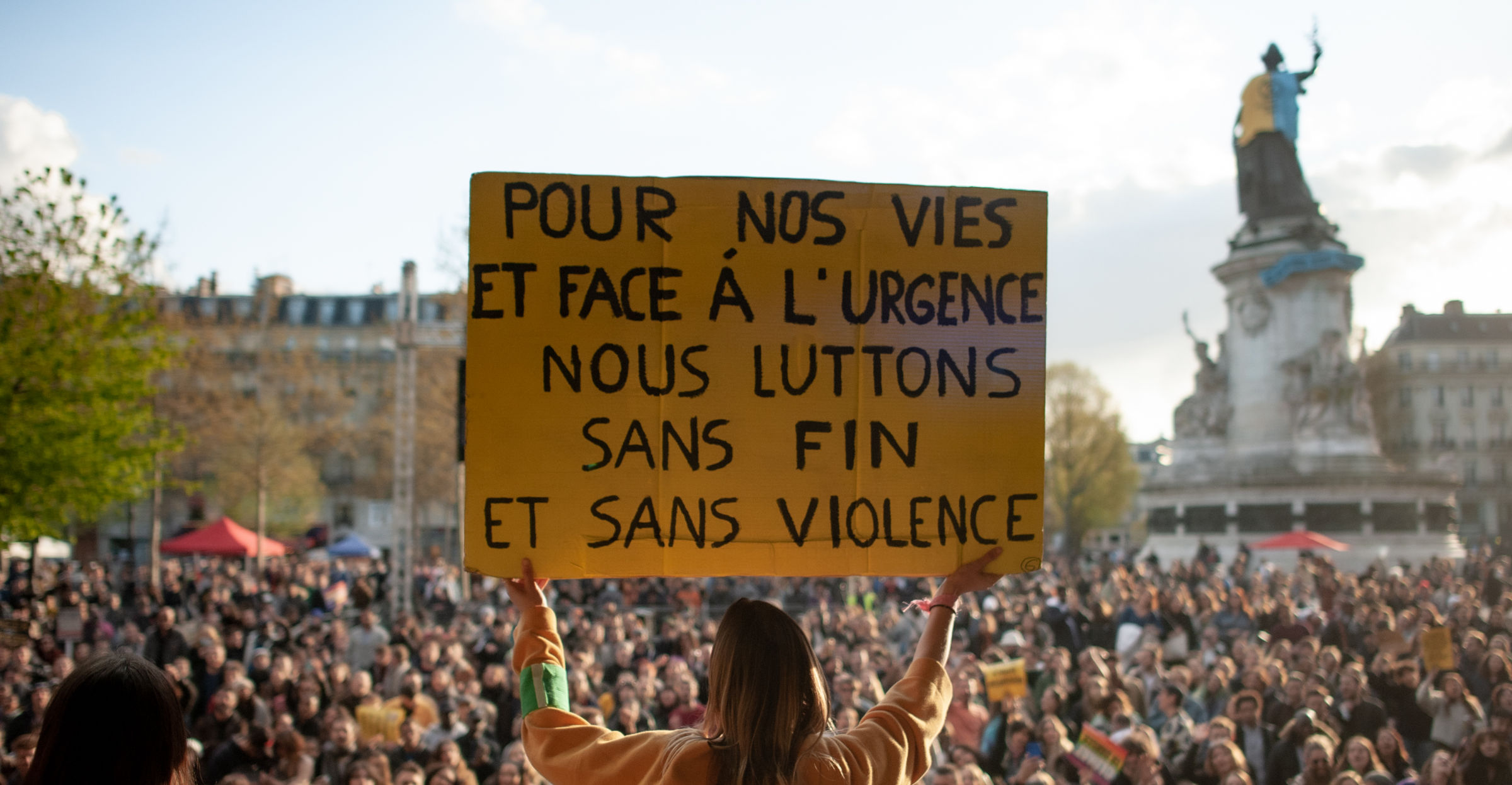 Marche pour le futur du 9 avril 2022 à Paris – photo Baptiste Soubra / collectif la Faille