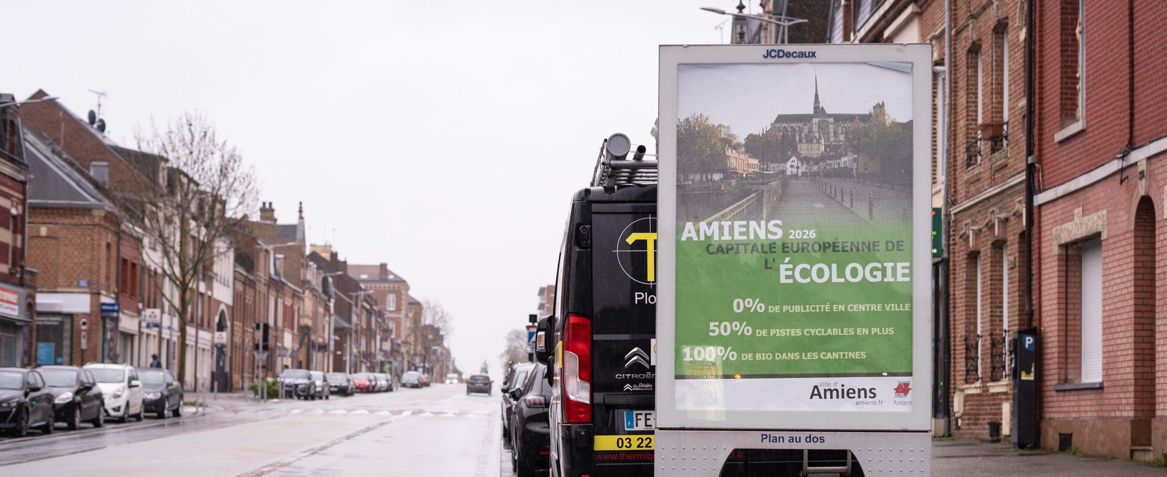 Campagne publicitaire à Amiens