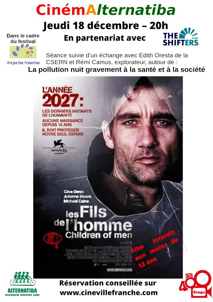 Les fils de l’homme d’Alfonso Cuaron – 2006 – 1h50