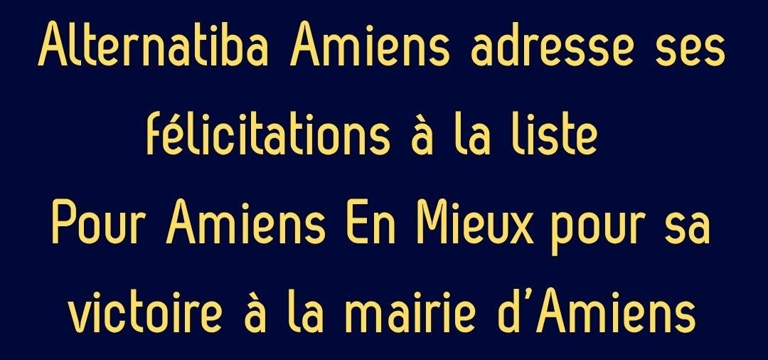 Résultats des élections municipales à Amiens : Image à la une