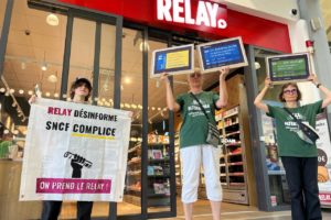 Désinformation dans nos gares : On prend le Relay ! dans la gare de Villefranche sur Saône : image à la une