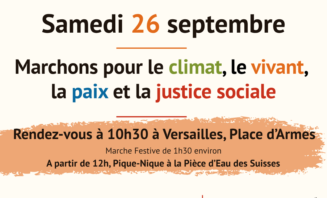 Marchons le 26 septembre : Image à la une